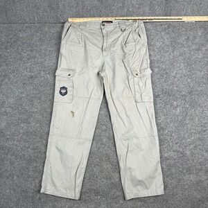 Bocomal Cargo Pants Mens Size 38x32 Tan Flame Resistant FR NFPA 2112 Workwear